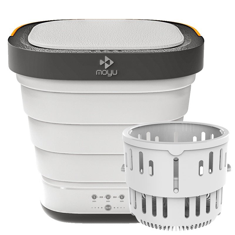 Mini machine à laver portable pliante, compacte et pratique pour voyage - IVOIRART.COM