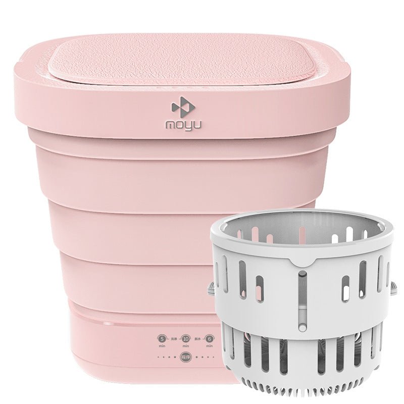 Mini machine à laver portable pliante, compacte et pratique pour voyage - IVOIRART.COM
