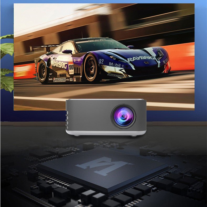 Mini Mini Vidéoprojecteur Portable Domestique HD 1080P Compact et Léger - IVOIRART.COM