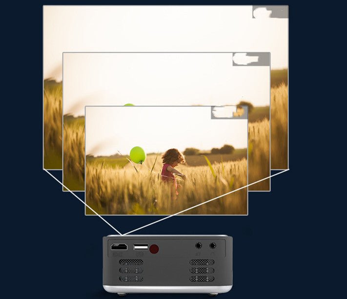 Mini Mini Vidéoprojecteur Portable Domestique HD 1080P Compact et Léger - IVOIRART.COM
