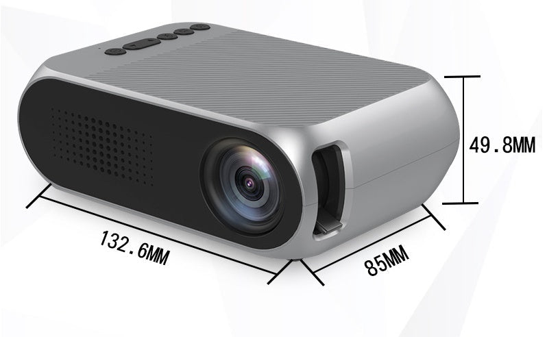 Mini projecteur de maison pico prise en charge HD 1080P compatible avec tous appareils - IVOIRART.COM