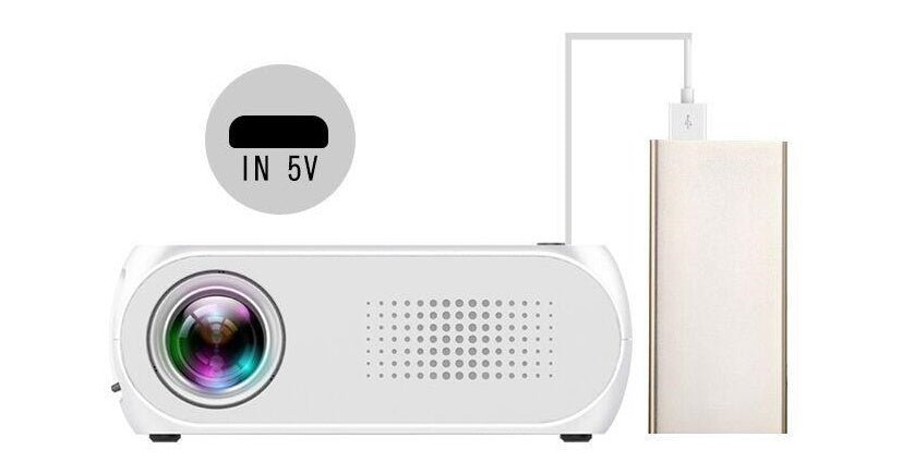 Mini projecteur de maison pico prise en charge HD 1080P compatible avec tous appareils - IVOIRART.COM