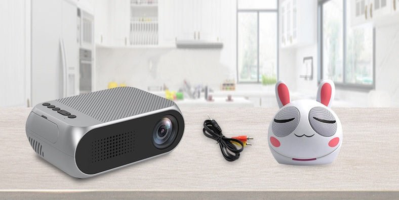 Mini projecteur de maison pico prise en charge HD 1080P compatible avec tous appareils - IVOIRART.COM