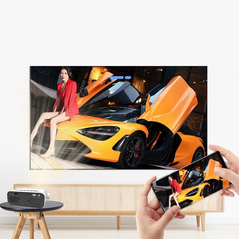 Mini projecteur domestique avec écran intégré pour téléphone mobile 5G - IVOIRART.COM