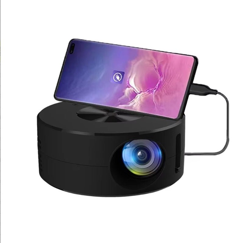 Mini projecteur portable de poche - Home cinéma compact, 1080P, batterie USB-CHD - IVOIRART.COM