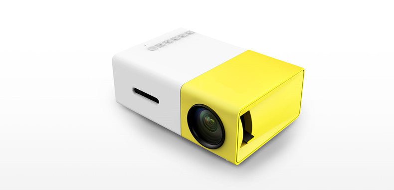 Mini projecteur portable HD 1080P avec haute résolution et format 16:9/4:3 - IVOIRART.COM