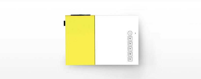 Mini projecteur portable HD 1080P avec haute résolution et format 16:9/4:3 - IVOIRART.COM