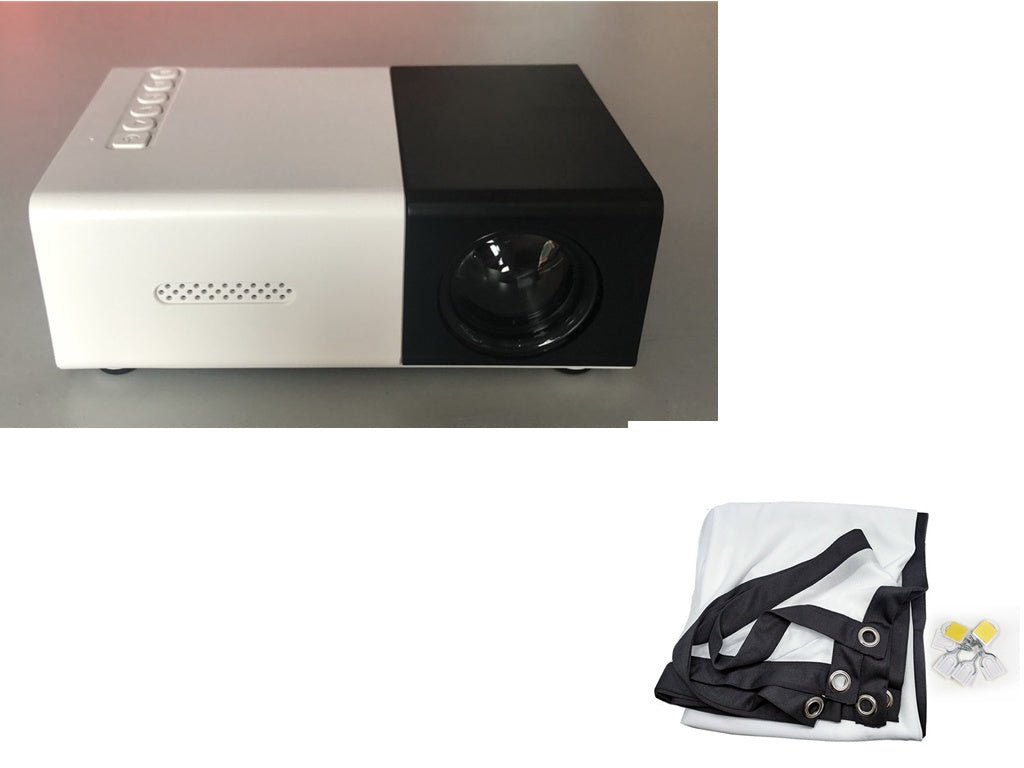 Mini projecteur portable HD 1080P avec haute résolution et format 16:9/4:3 - IVOIRART.COM