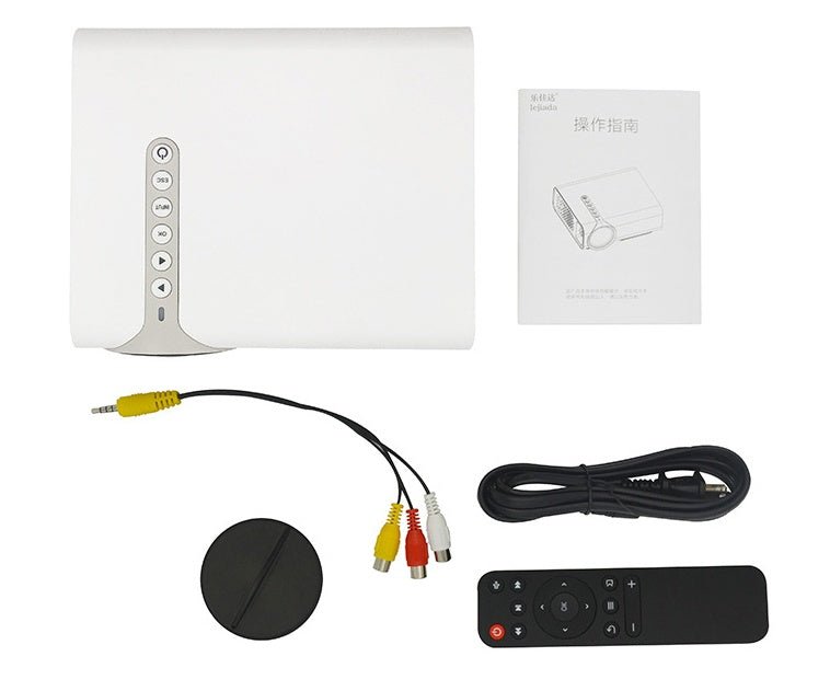 Mini projecteur portable HD 1080P, idéal pour un divertissement à domicile facile - IVOIRART.COM
