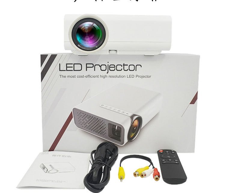 Mini projecteur portable HD 1080P, idéal pour un divertissement à domicile facile - IVOIRART.COM