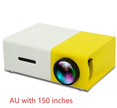 Mini Projecteur Portable YG300 1080P LED 3000lm HDMI USB pour Home Cinema Ultra+ - IVOIRART.COM