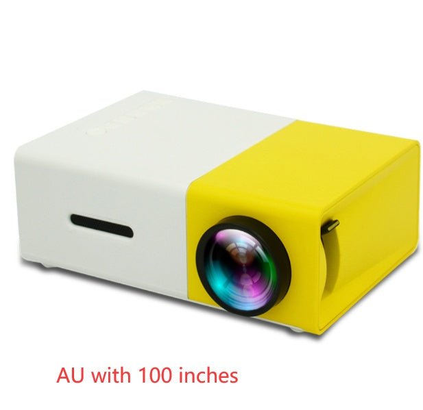 Mini Projecteur Portable YG300 1080P LED 3000lm HDMI USB pour Home Cinema Ultra+ - IVOIRART.COM