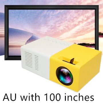 Mini Projecteur Portable YG300 1080P LED 3000lm HDMI USB pour Home Cinema Ultra+ - IVOIRART.COM