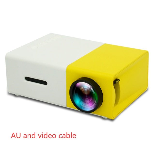 Mini Projecteur Portable YG300 1080P LED 3000lm HDMI USB pour Home Cinema Ultra+ - IVOIRART.COM