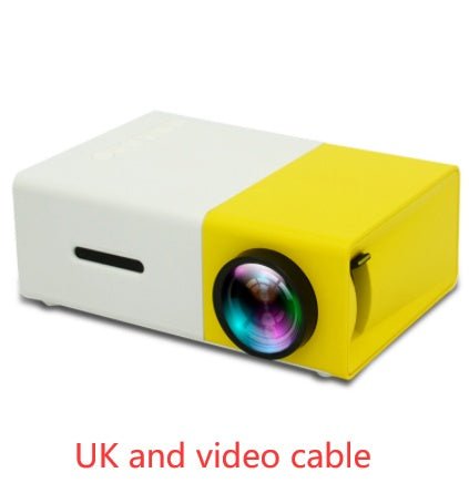 Mini Projecteur Portable YG300 1080P LED 3000lm HDMI USB pour Home Cinema Ultra+ - IVOIRART.COM