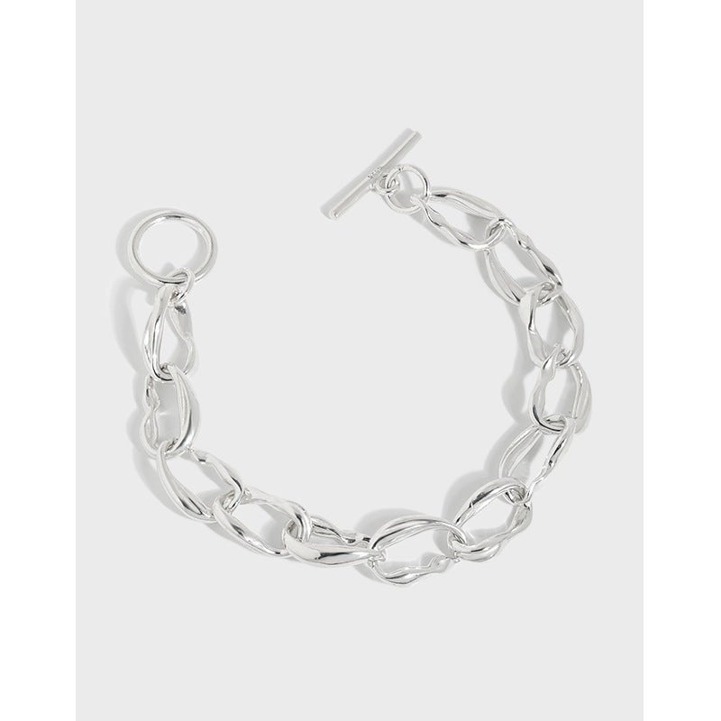 Minimalist All-match Cold OT Buckle Chain Bracelet For Women - IVOIRART.COM