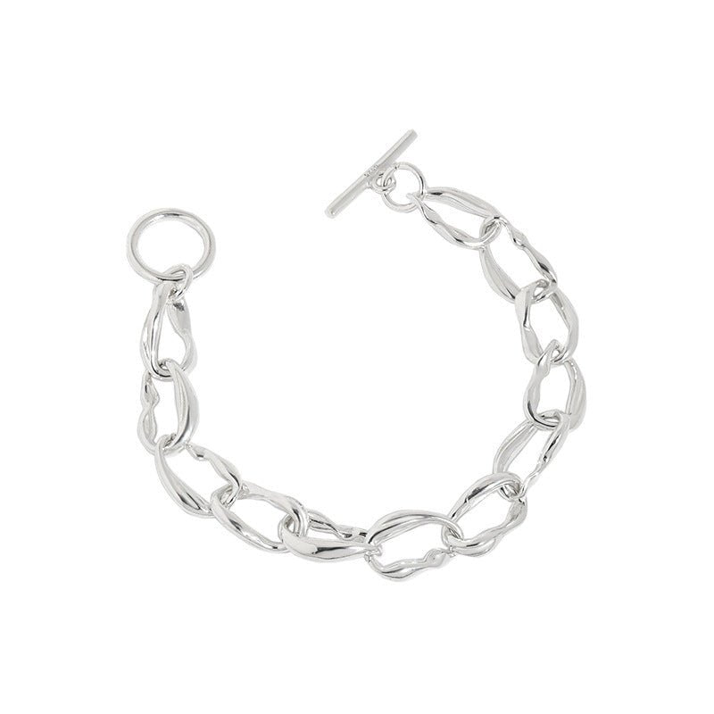 Minimalist All-match Cold OT Buckle Chain Bracelet For Women - IVOIRART.COM