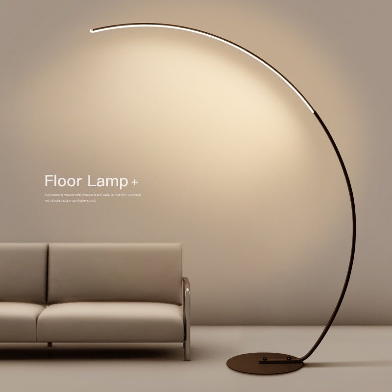 Minimalist Modern Floor Lamp - Black And White Optional - IVOIRART.COM