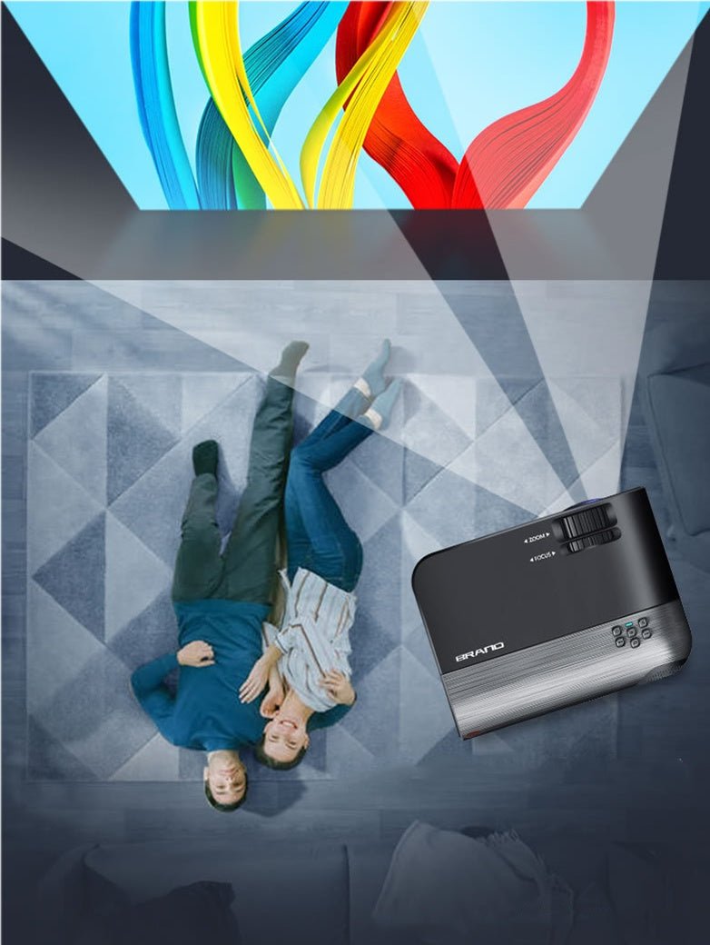Mobile Phone Wifi Wireless Same Screen Projector Portable Projection - IVOIRART.COM