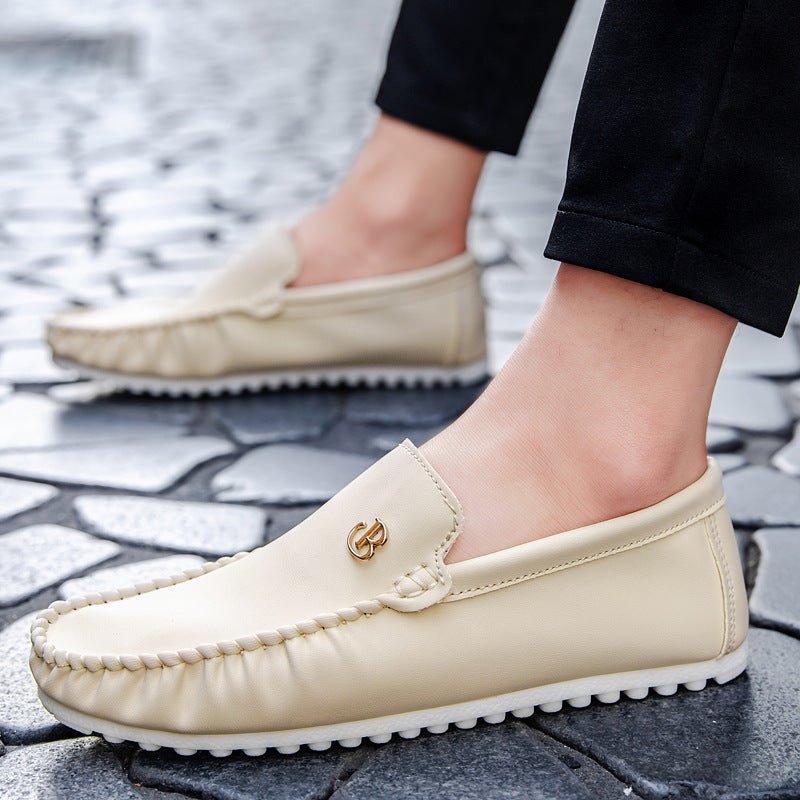 Mocassins décontractés homme style british, élégants business casual, cuir PU chic - IVOIRART.COM