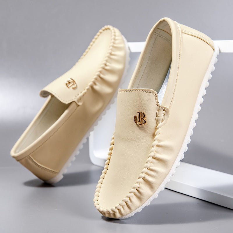 Mocassins décontractés homme style british, élégants business casual, cuir PU chic - IVOIRART.COM