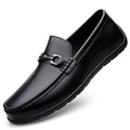 Mocassins décontractés pour homme en cuir split, semelle souple et antidérapante - IVOIRART.COM