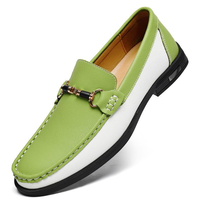 Mocassins en cuir véritable pour hommes, grande pointure 47, chaussures décontractées - IVOIRART.COM