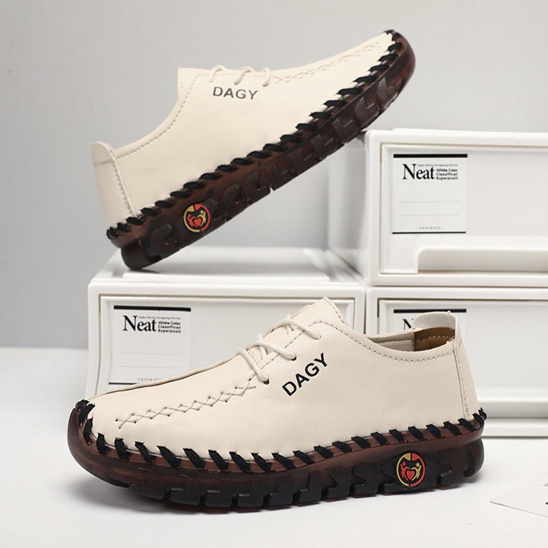 Mocassins Femmes Chaussures Plates en Cuir Doux Confortables Élégantes - IVOIRART.COM