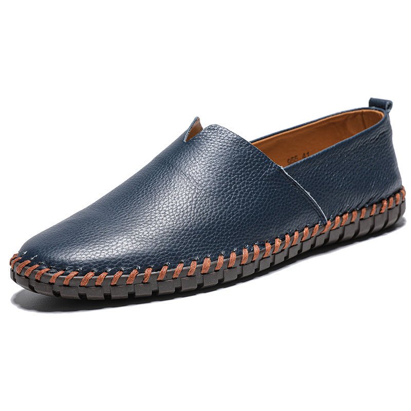 Mocassins Gommino en cuir pleine fleur pour homme— slip-on élégants confortables - IVOIRART.COM