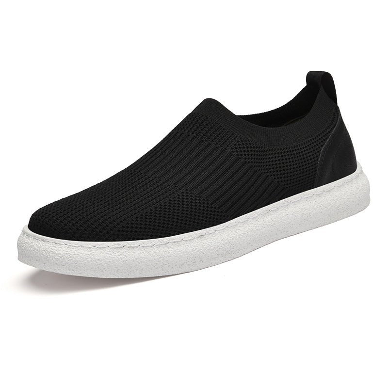 Mocassins Homme à Tige en Maille Flyknit avec Design Sans Lacets Confortable - IVOIRART.COM