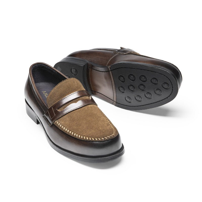 Mocassins homme cuir véritable, élégants pour bureau, formels et décontractés en - IVOIRART.COM
