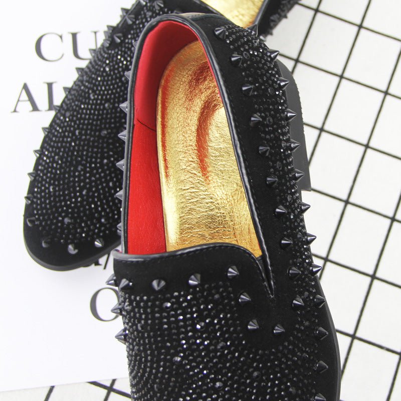 Mocassins loafers pour homme — bout pointu, semelle compensée, respirants noirs! - IVOIRART.COM