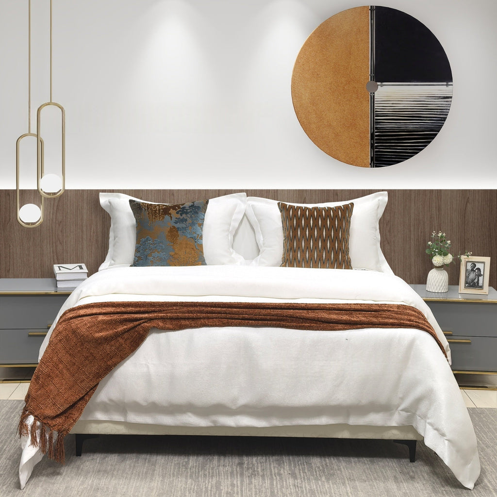 Model Apartment Soft Furnishings Bedding And Furniture Showroom - IVOIRART.COM