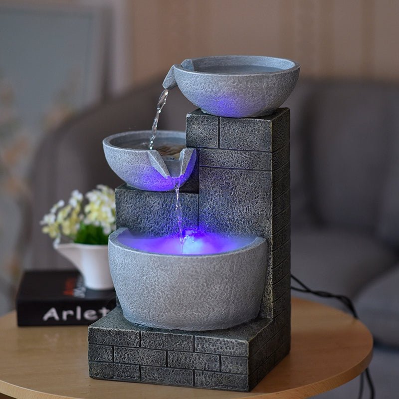 Modern Simple Desktop Fountain Humidifier - IVOIRART.COM