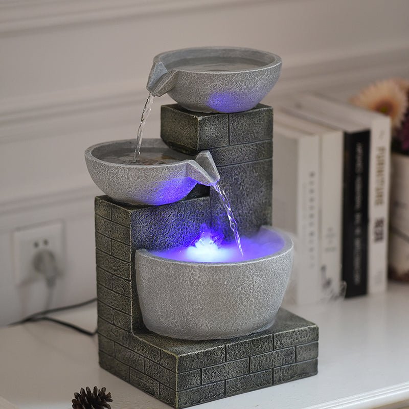 Modern Simple Desktop Fountain Humidifier - IVOIRART.COM