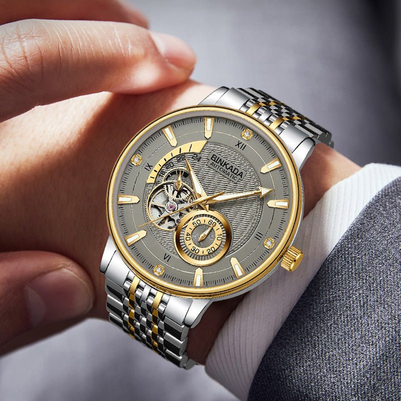 Montre automatique étanche pour homme, montre mécanique multifonction - IVOIRART.COM