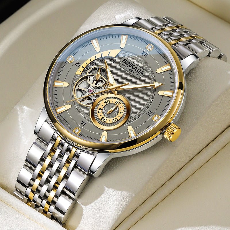 Montre automatique étanche pour homme, montre mécanique multifonction - IVOIRART.COM