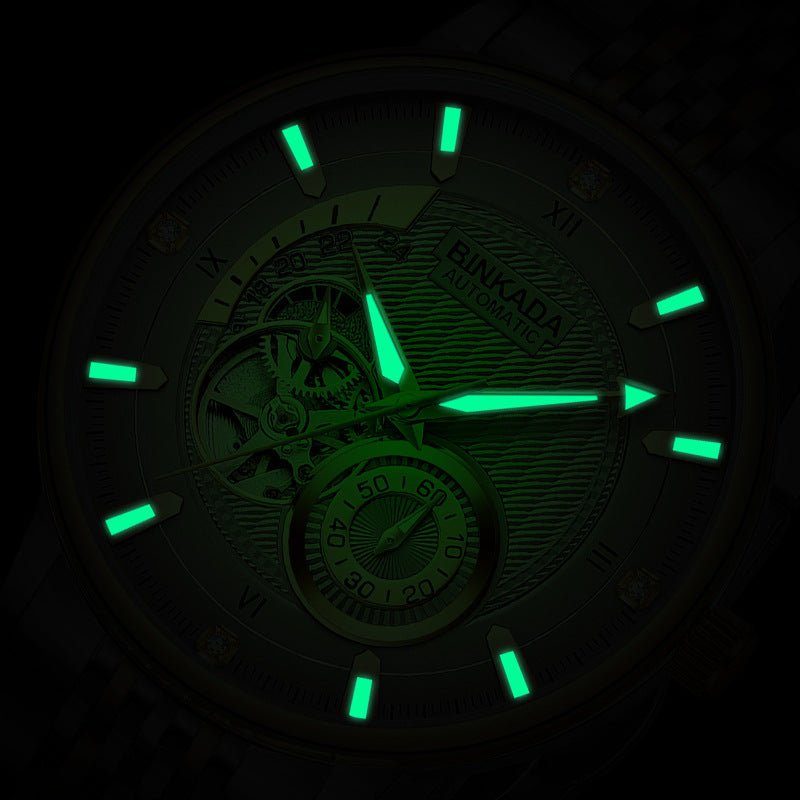 Montre automatique étanche pour homme, montre mécanique multifonction - IVOIRART.COM