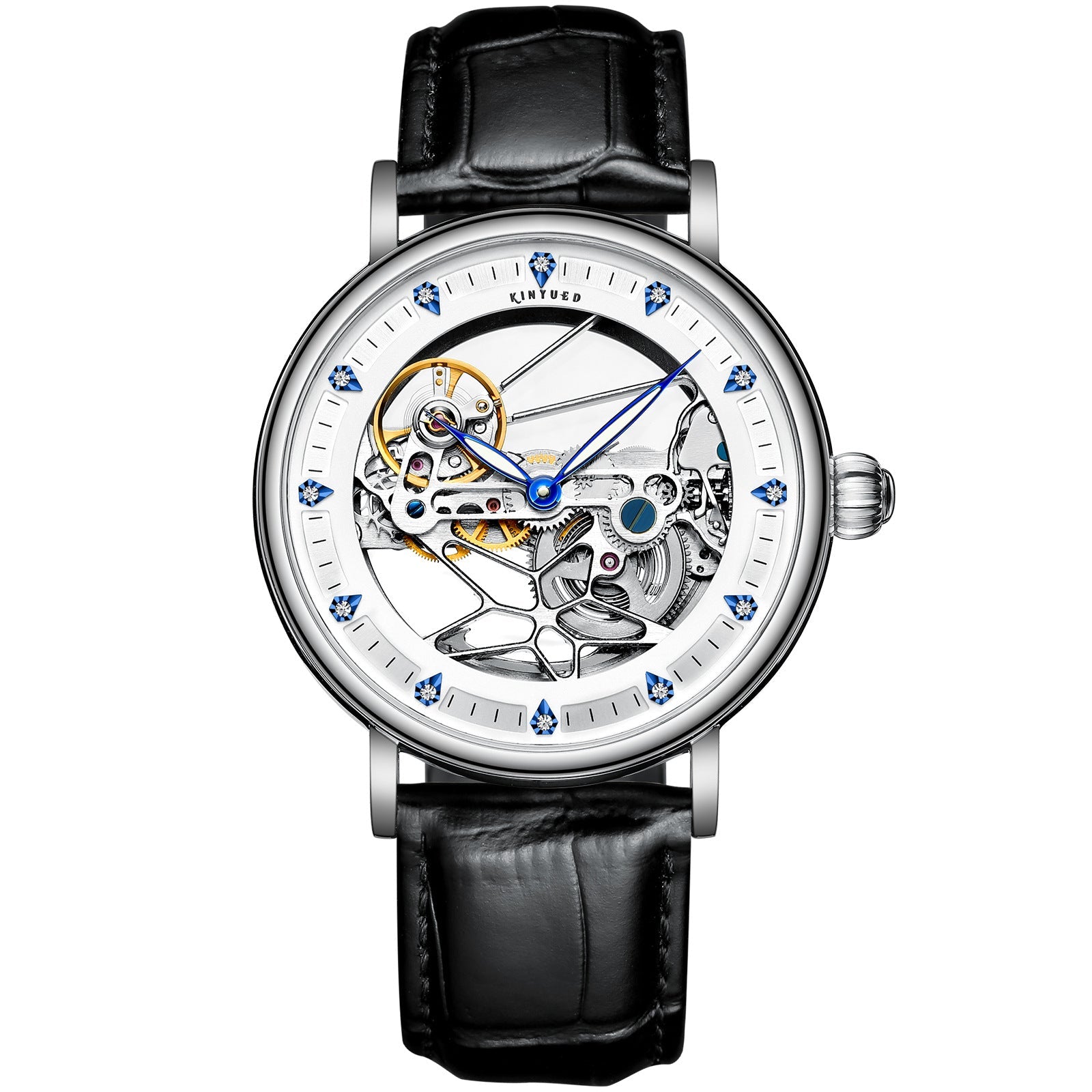 Montre automatique homme, étanche, lumineuse style mécanique élégant avec boîtes - IVOIRART.COM