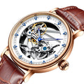 Montre automatique homme, étanche, lumineuse style mécanique élégant avec boîtes - IVOIRART.COM