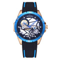 Montre automatique intégrale pour homme à cadran ajouré, style business - IVOIRART.COM