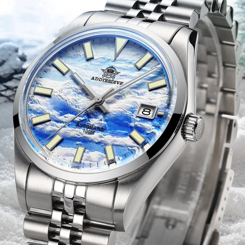 Montre automatique mécanique étanche pour homme avec luminescence acier inoxydable - IVOIRART.COM