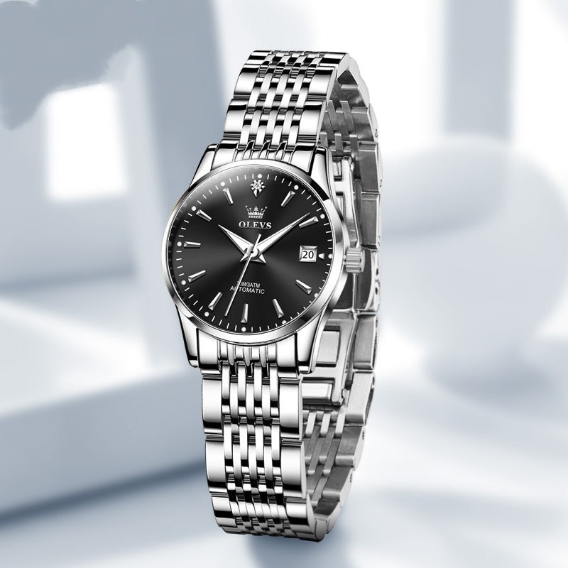 Montre automatique mécanique fine minimaliste pour femme, élégante et discrète - IVOIRART.COM