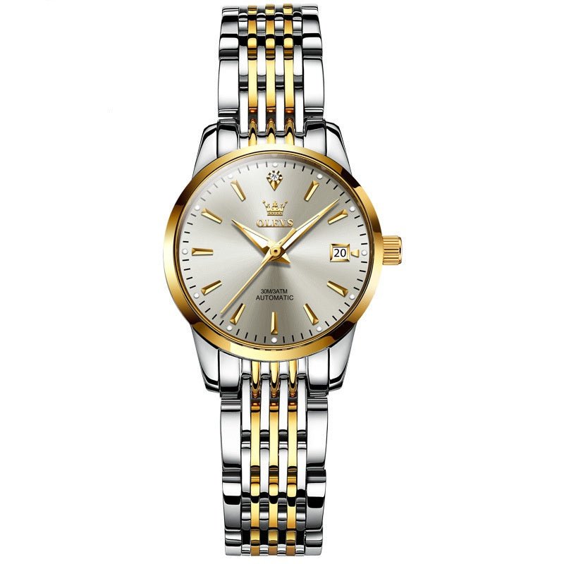 Montre automatique mécanique fine minimaliste pour femme, élégante et discrète - IVOIRART.COM