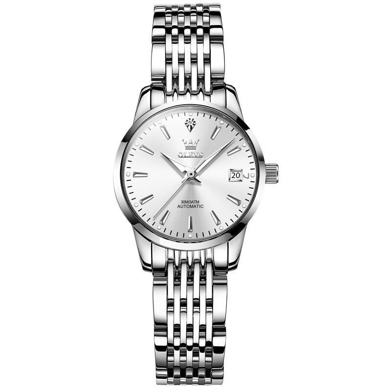 Montre automatique mécanique fine minimaliste pour femme, élégante et discrète - IVOIRART.COM