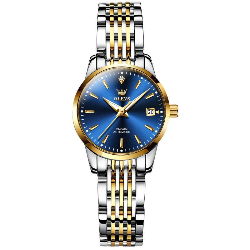 Montre automatique mécanique fine minimaliste pour femme, élégante et discrète - IVOIRART.COM