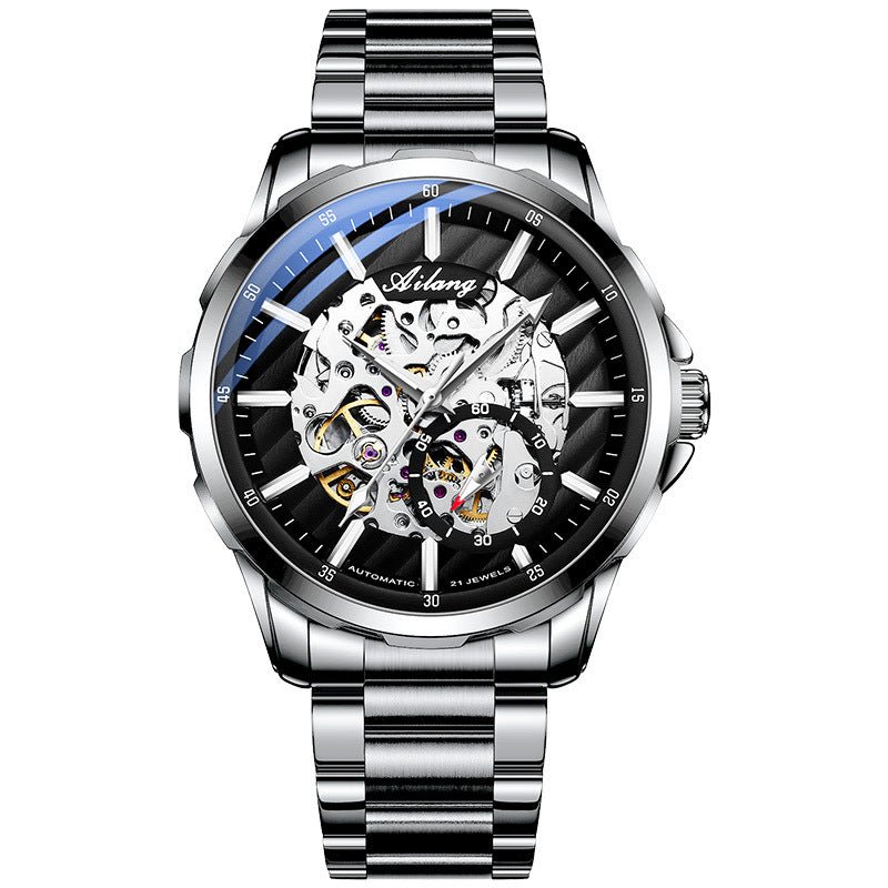 Montre automatique mécanique Phantom creuse pour homme – élégance et précision - IVOIRART.COM