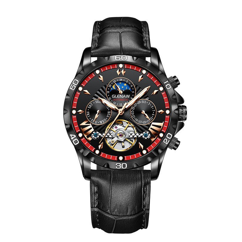 Montre automatique mécanique pour homme au design ajouré et tendance - IVOIRART.COM