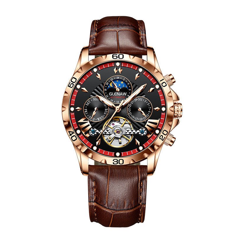 Montre automatique mécanique pour homme au design ajouré et tendance - IVOIRART.COM