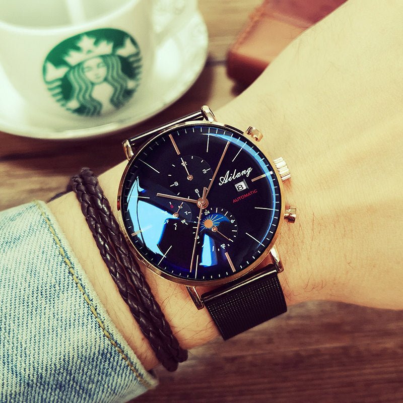 Montre automatique mécanique pour homme au design élégant et robuste 40mm - IVOIRART.COM